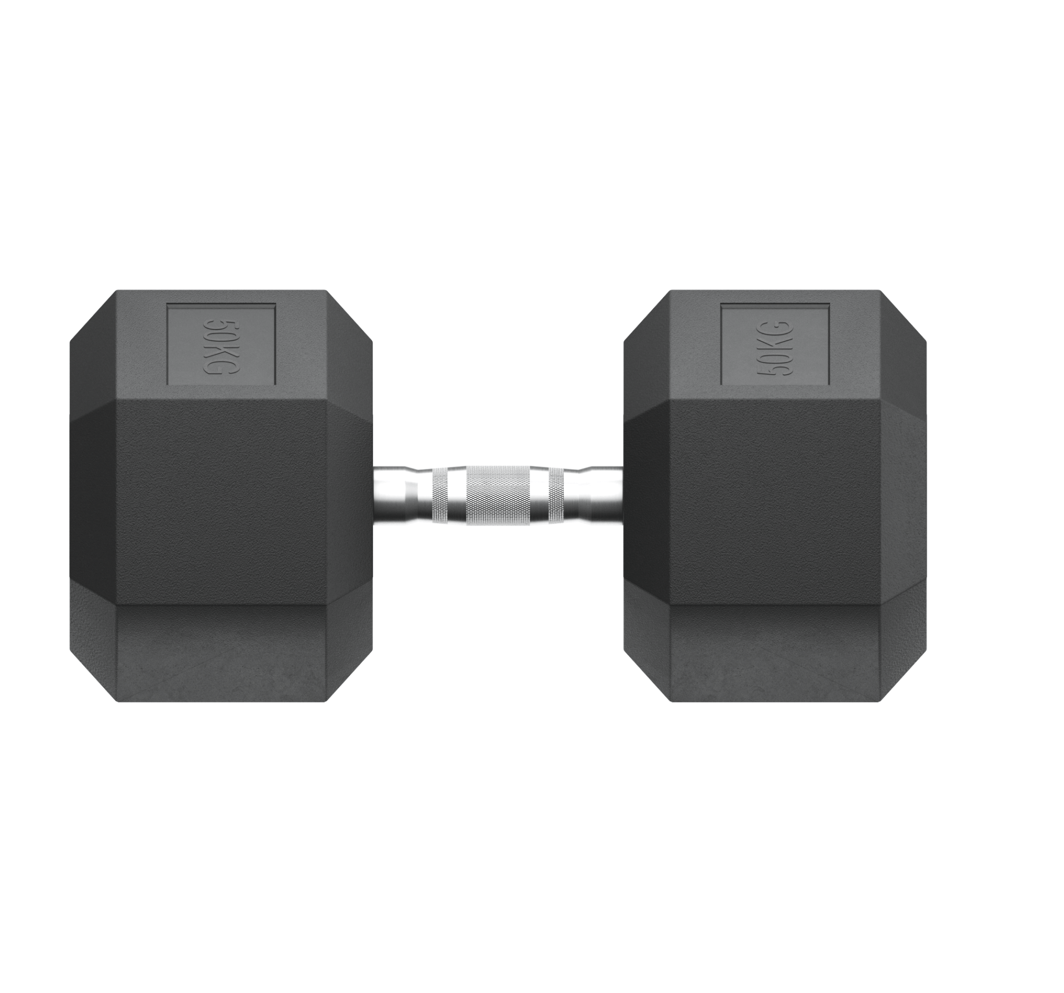 Гантель гексагональная UNIX Fit обрезиненная 50 кг / шт. — изображение 6