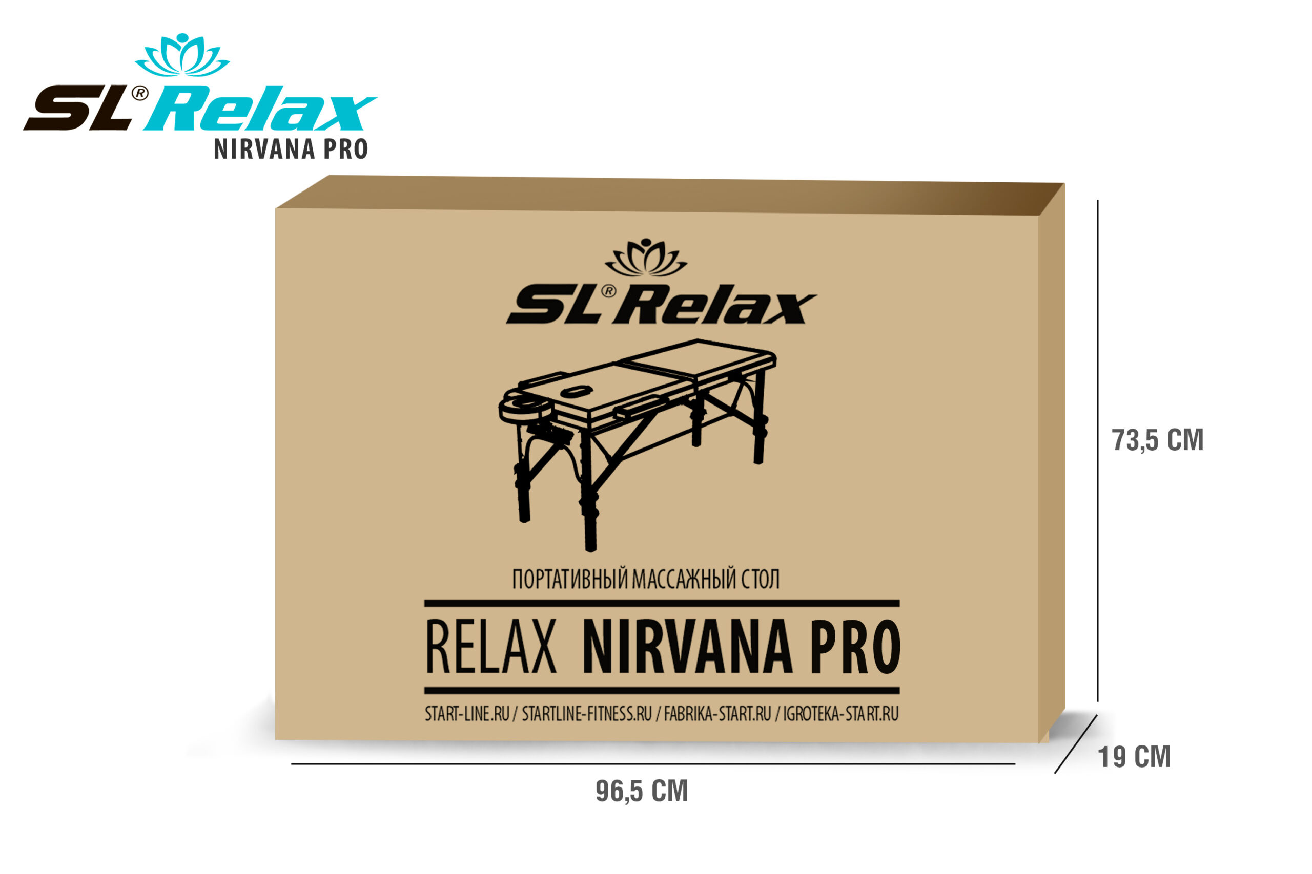 Массажный стол Relax Nirvana Pro бирюзовая кожа — изображение 2