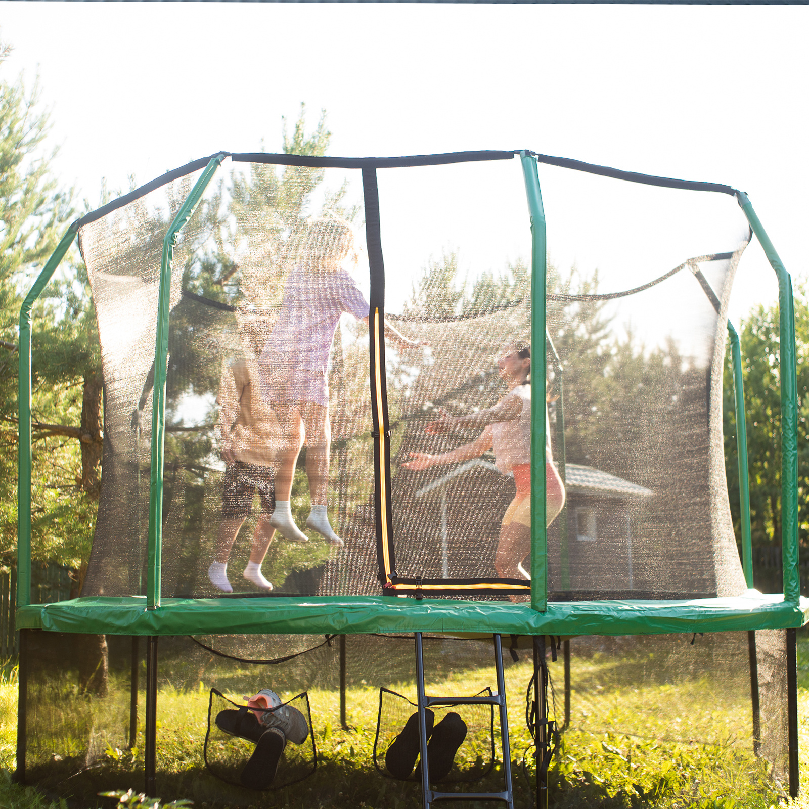 Батут с защитной сеткой KedaJump Jumpinator 14FT — изображение 10