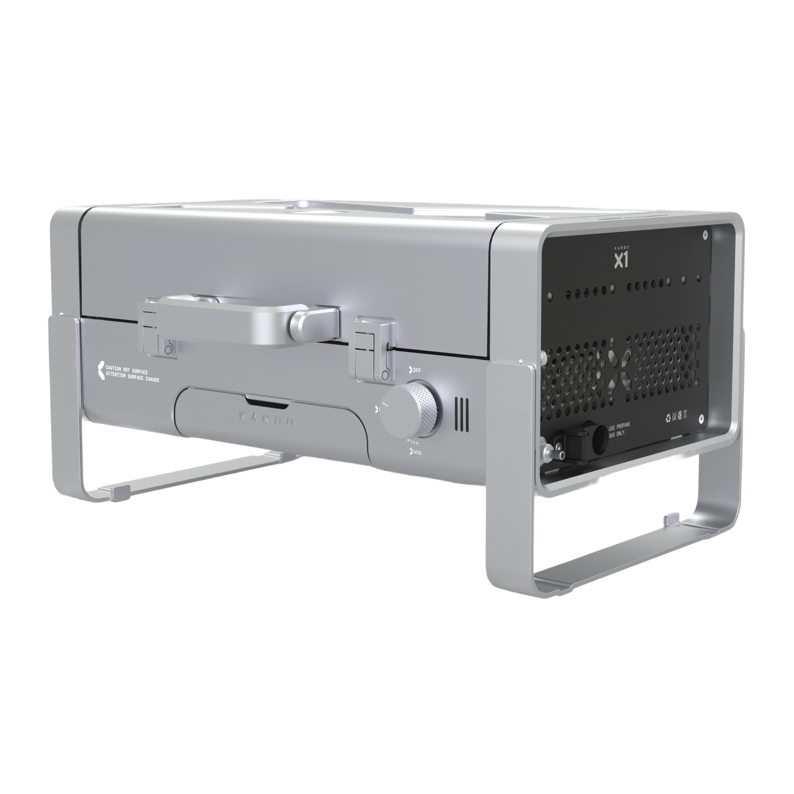 Газовый гриль с сумкой Karbo Grill X1 Natural Grey — изображение 4