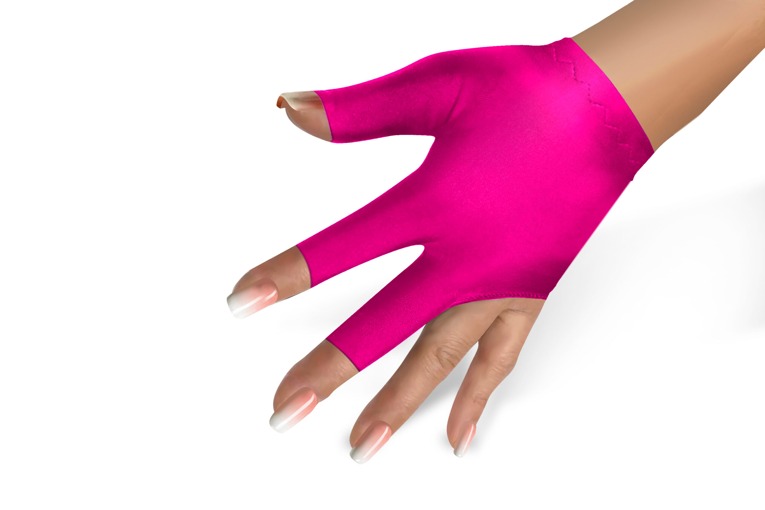 Перчатка-бильярдная Feudor Standard fuchsia S — изображение 2