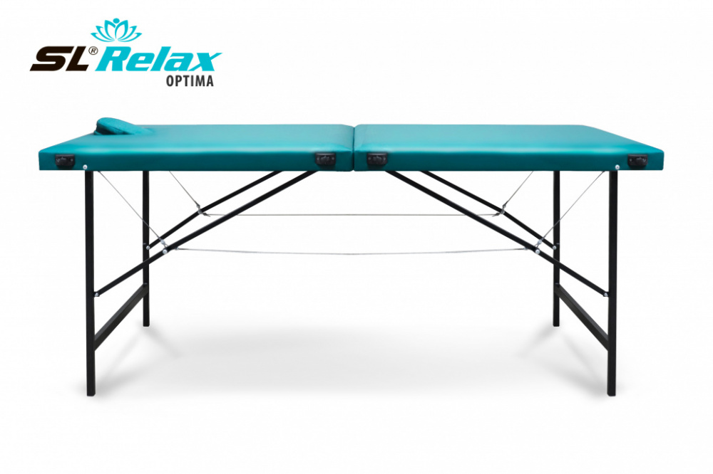 Массажный стол Relax optima бирюзовая кожа — изображение 2