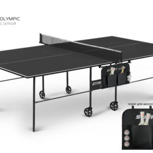 Стол теннисный Olympic с сеткой Black