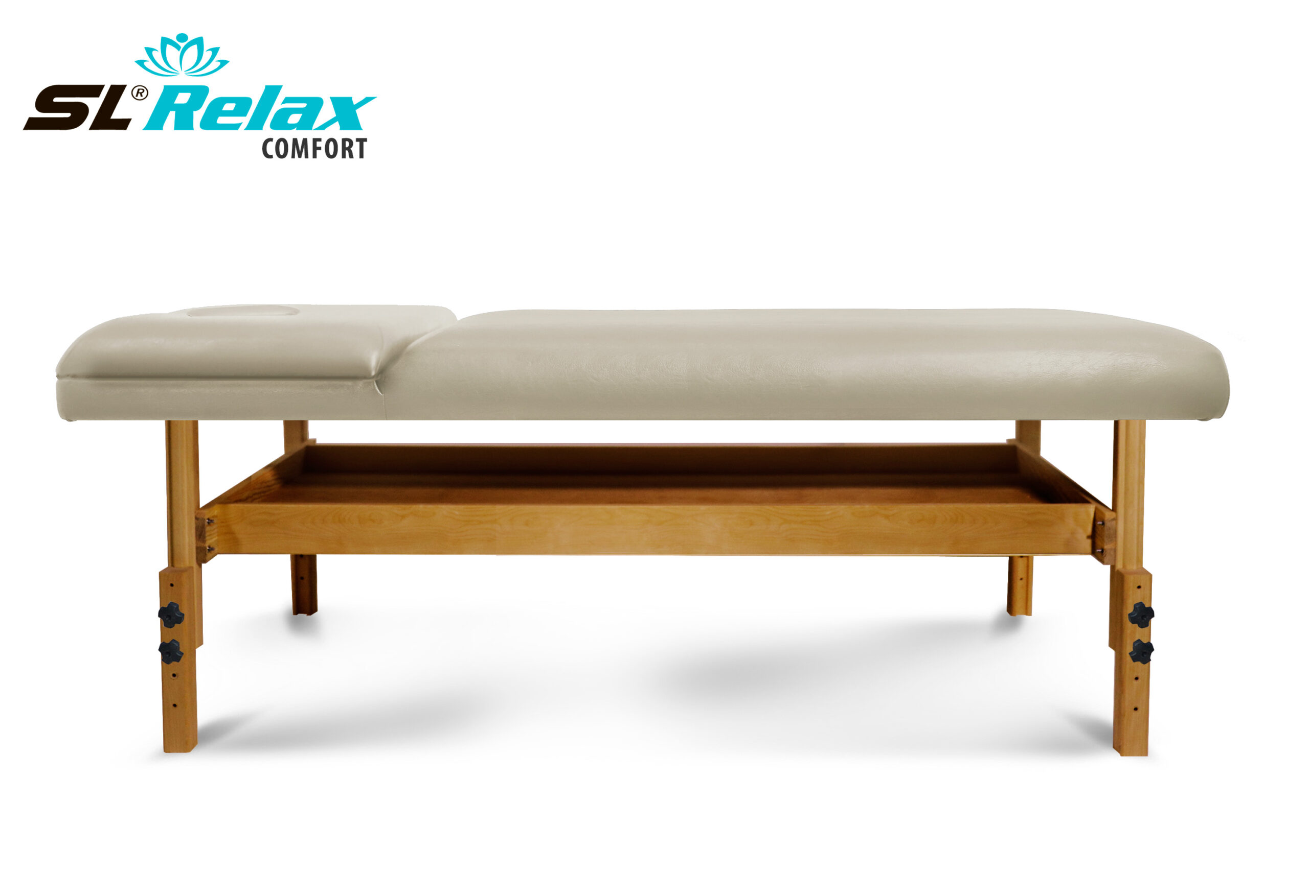 Массажный стол Relax Comfort бежевая кожа — изображение 6