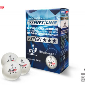 Мячи Start line EXPERT V40+ 3* (ITTF) (6 шт)